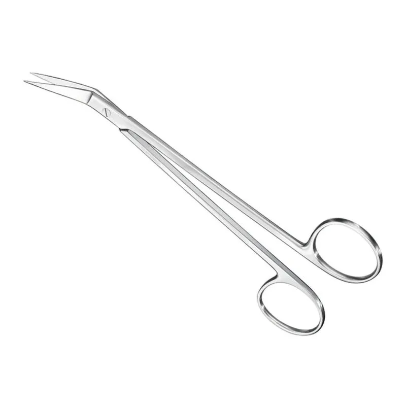 1 LOCKLIN, suture-/gum scissors, 16 cm, serr - Image 1