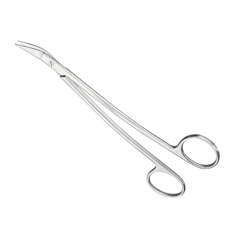 9-11-800x800.jpg DEAN, suture-/gum scissors, 17 cm, serr. - Image 1