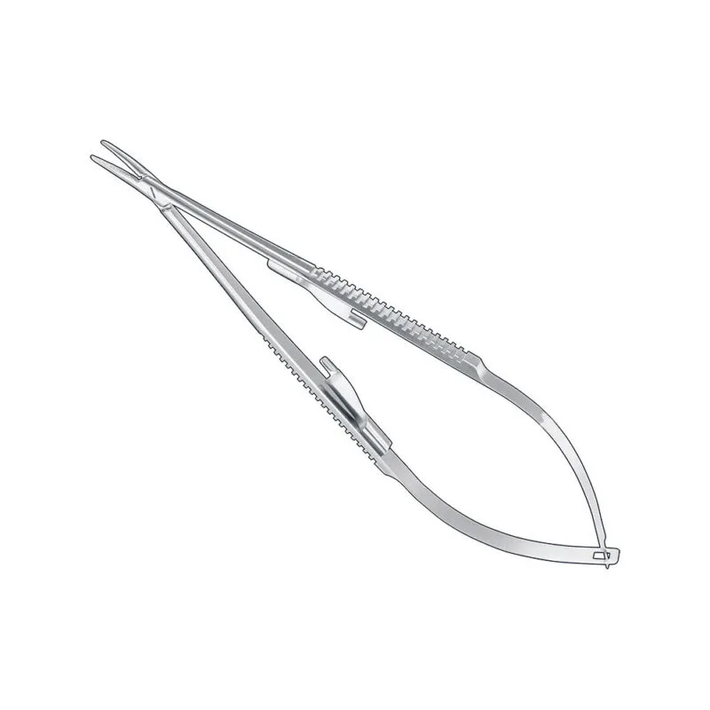 CASTROVIEJO, needle holder, 14cm, cvd., w.r. CASTROVIEJO, needle holder, 14cm, cvd., w.r. - Image 1