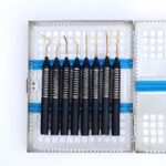 Flexible Periotome Serrated Blade Periodontal Titanium Root Extraction Set Of 8 Pcs