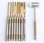 Dental Chisel Set of Bone Splitting Gold Coated - Image 2