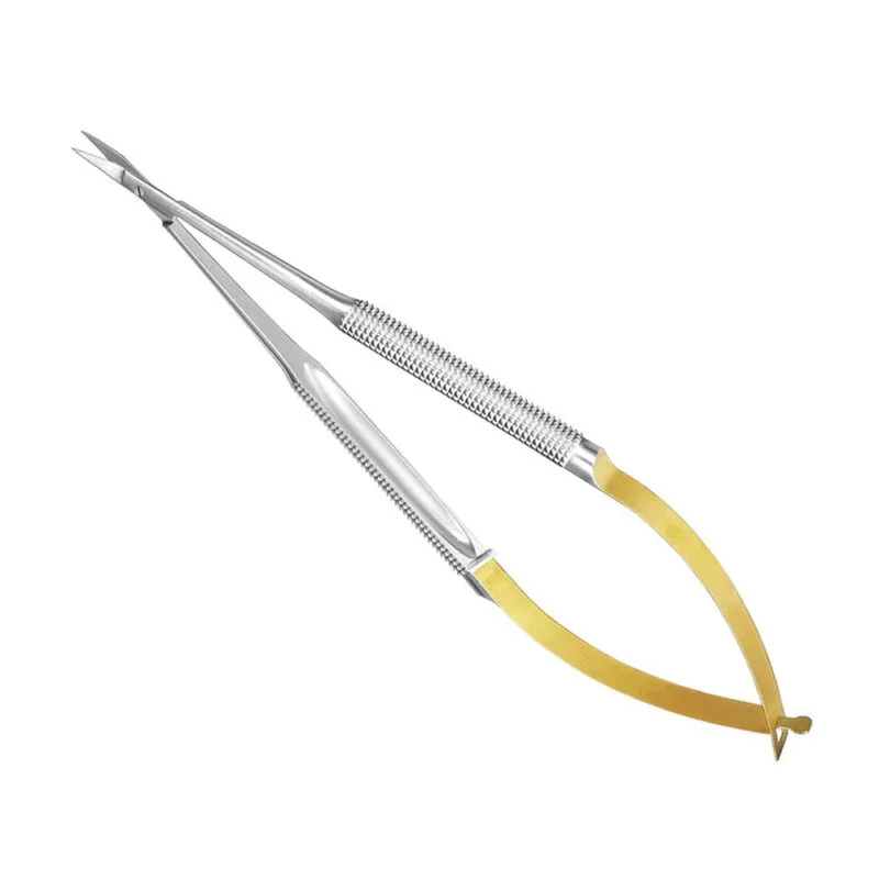 Micro-spring handle scrs., 14, 5cm, cvd.rd Micro-spring handle scrs., 14, 5cm, cvd.rd - Image 1