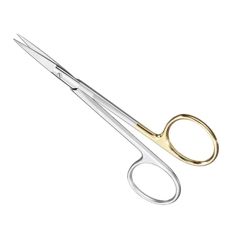 S Suture-/gum scissors, 11, 5 cm, curved, SC - Image 1