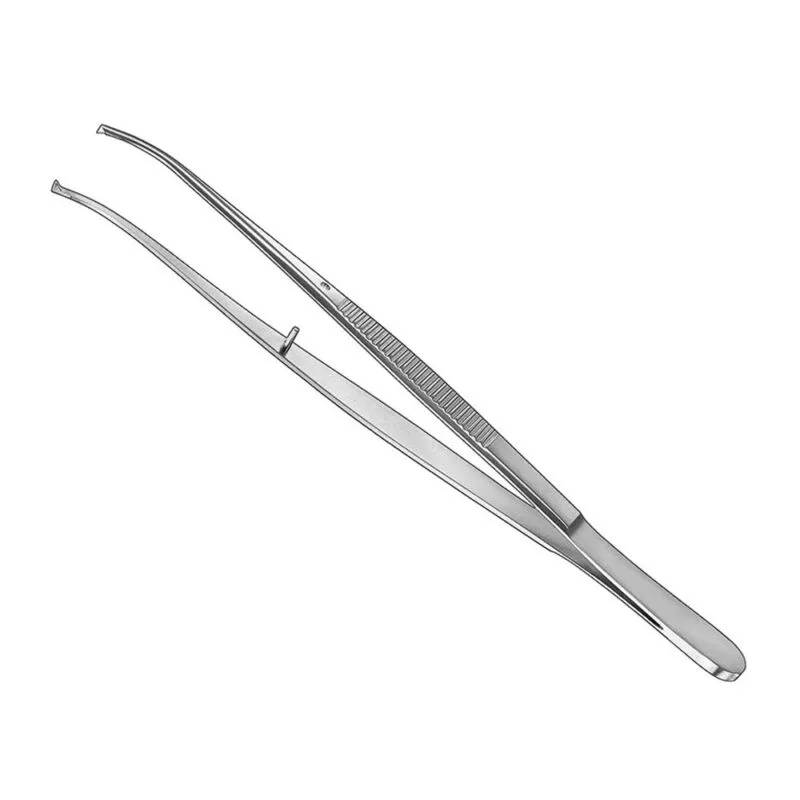 Tissue forceps, 14, 5cm, cvd., 1×2 t., delic Tissue forceps, 14, 5cm, cvd., 1×2 t., delic - Image 1