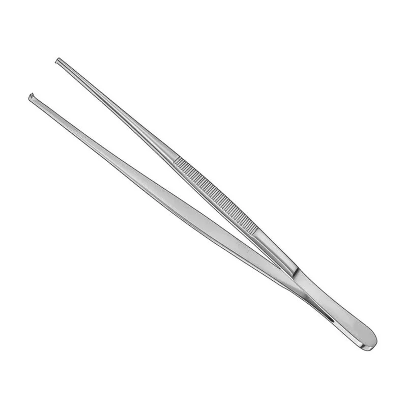 Tissue forceps, 14, 5cm, str, 1x2t., standard Tissue forceps, 14, 5cm, str, 1x2t., standard - Image 1