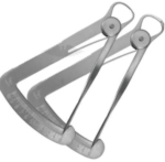 Iwanson Calipers Set 4″ Sharp and Blunt Tips Improved Model