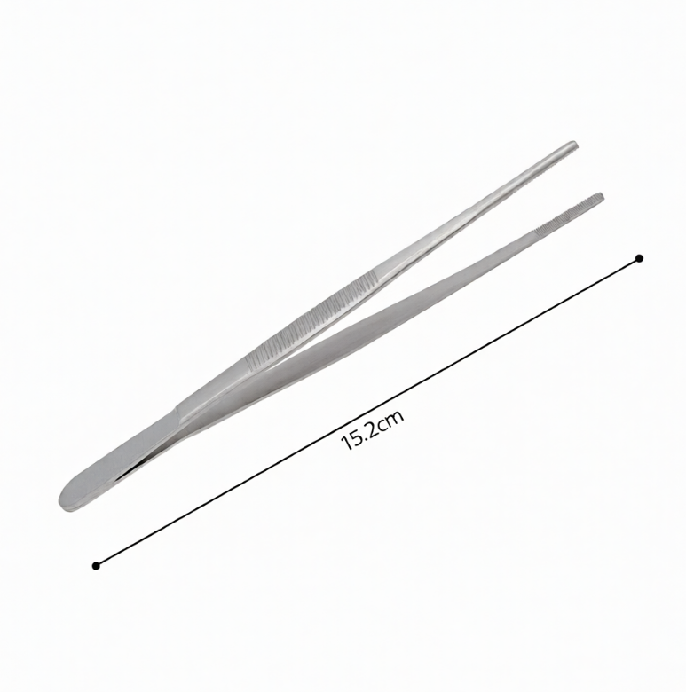 Screenshot 2026-07-27 105426 Thumb Dressing Forceps 6″ Tweezer Silver Serrated - Image 1