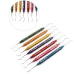 Periodontal Gracey Curettes Set of 7 Pcs Dental Instruments Double Ended - Image 9