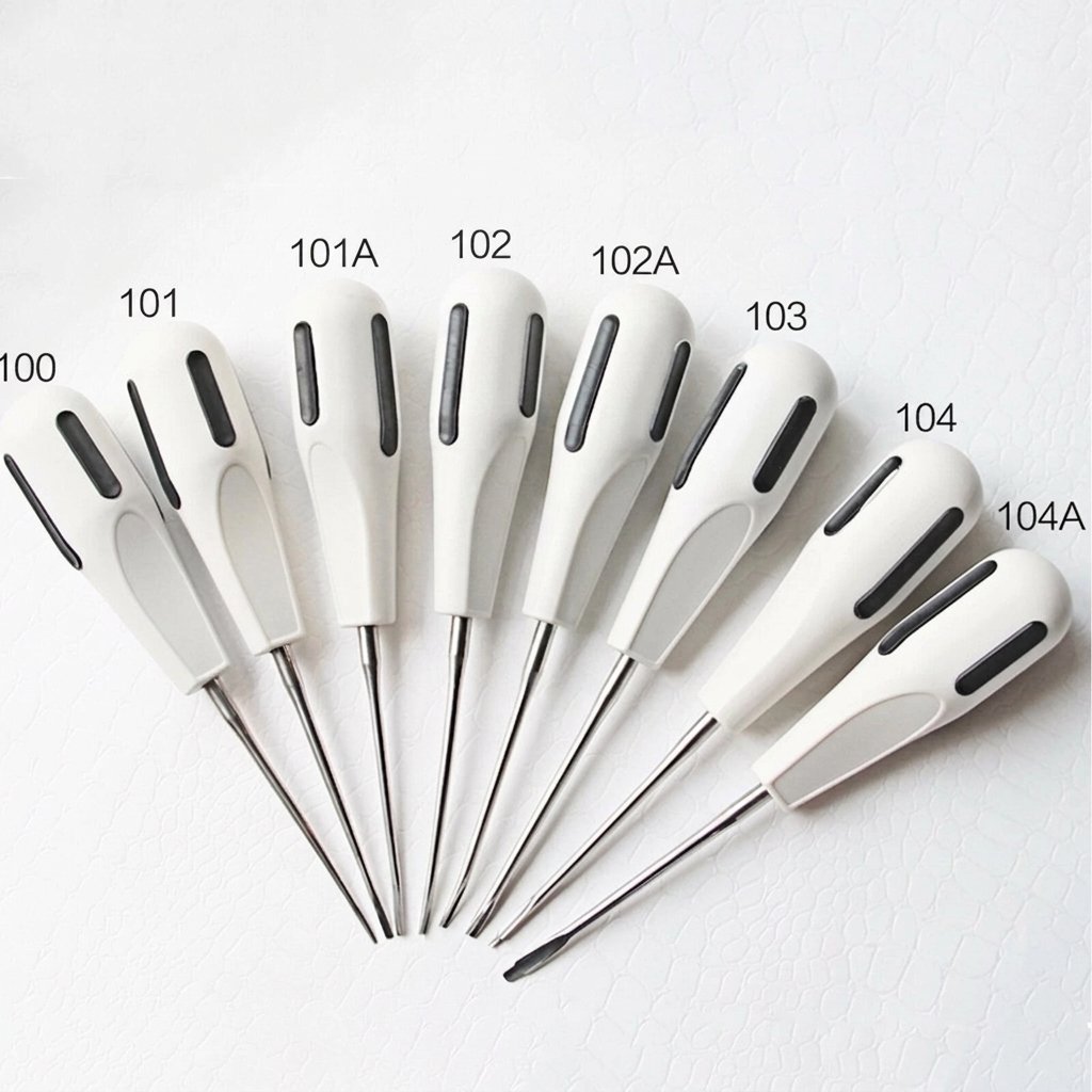 1a Set Of 8 Luxating Root Elevators - Image 1