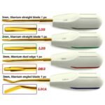 Dental Luxator Elevator Kit (Set of 4) – Titanium Tip Surgical Root Extraction Instruments (L3S, L2S, DE3, L3CA)