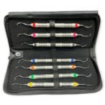 Set of 7 Gracey Dental Periodontal Curettes 1/2-13/14 Double Ended Special Handle Stainless Steel