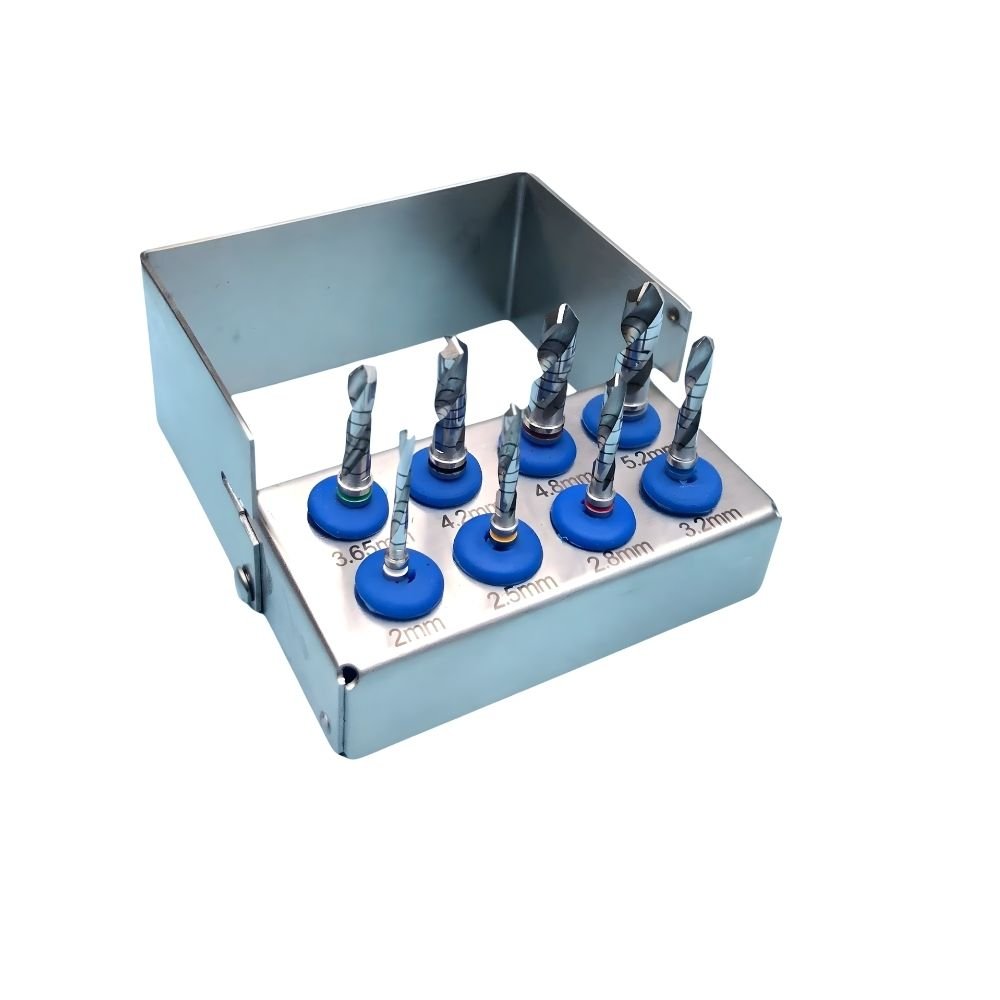 _Dental Drills 8pcs Kit dental drills 8 pcs kit - Image 1