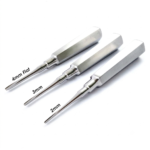 3 Pcs Coupland Dental Root Elevators Set 2mm 3mm 4mm