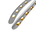 Dental Extracting Forceps #F2 Diamond Dusted Gold Handle - Image 5